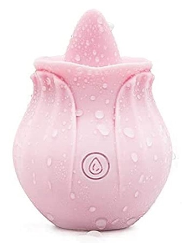 Upgrade Personal Flowery Sex Relaxing Toys for Women, Licking or Sucking Rose Clitoral Stimulator,Great Gift for Her USB Fast Charge,TWO Dual Motor,Waterproof 14/13