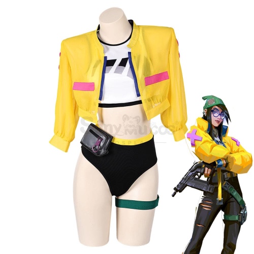 Halloween Cosplay Game Valorant Cosplay Killjoy Swimsuit Cosplay Costume - S
