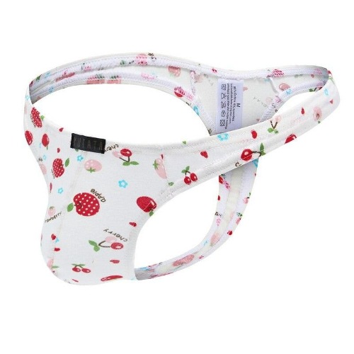 Mens Littlespace Thongs - Cherry / L