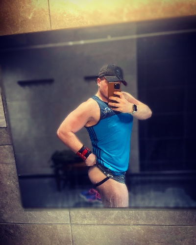 Wear a jock to the gym 