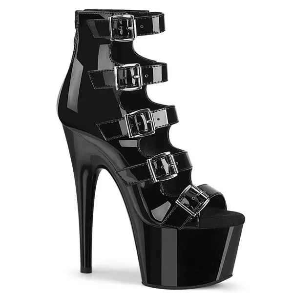 Pleaser Adore-700-33 | Black Patent/Black / 6