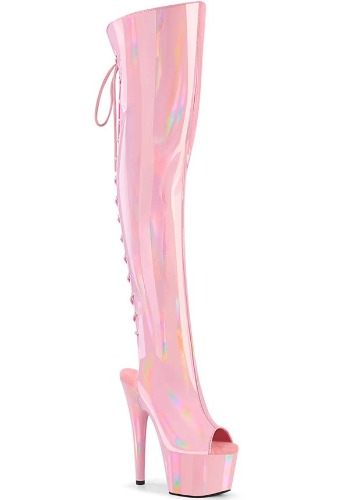 ADORE-3019HWR [Pnk Holo] | PLATFORM HEELS [PREORDER] - US 05 [WOMENS]