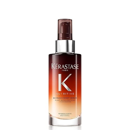 KERASTASE Nutritive 8H Magic Night Hair Serum | Overnight Hydrating Treatment for Dry Hair | Intensely Nourishes, Detangles & Prevents Frizz | For All Hair Types | 3.04 Fl Oz
