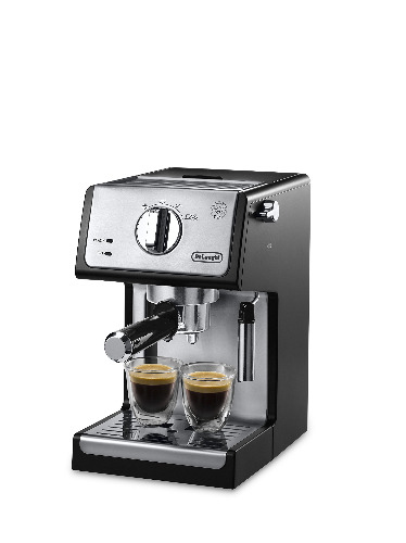 De'Longhi ECP3420 Bar Pump Espresso and Cappuccino Machine, 15", Black - ECP3420