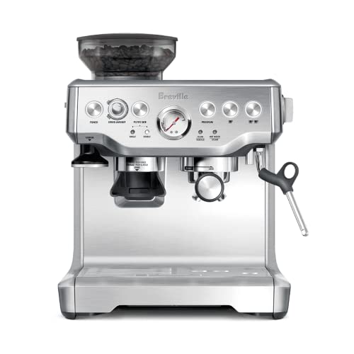 Breville Barista Express Espresso Machine, Brushed Stainless Steel, BES870XL, Large - Brushed Stainless Steel