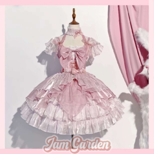 Flower Married Lolita Dress Gorgeous And Elegant Jsk Dress Cos Clothes | Dress+Clip Edge / XS