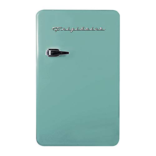 FRIGIDAIRE EFR372-MINT 3.2 Cu Ft Retro Compact Rounded Corner Premium Mini Fridge, Mint - Mint - Fridge