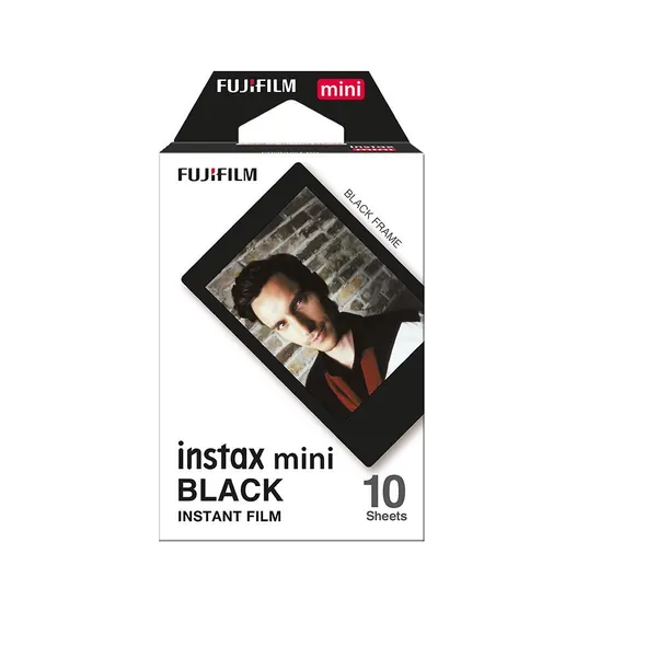 instax mini film BLACK BORDER, 10 shot pack