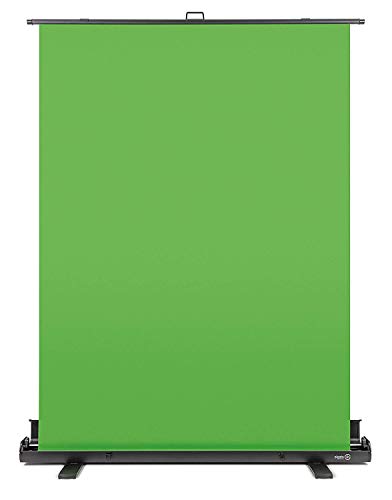 Elgato Green Screen - Collapsible Chroma Key Backdrop, Wrinkle-Resistant Fabric and Ultra-Quick Setup for background removal for Streaming, Video Conferencing, on Instagram, TikTok, Zoom, Teams, OBS