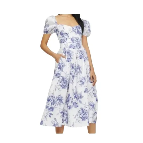 Davila Linen Dress - REFORMATION - 450
