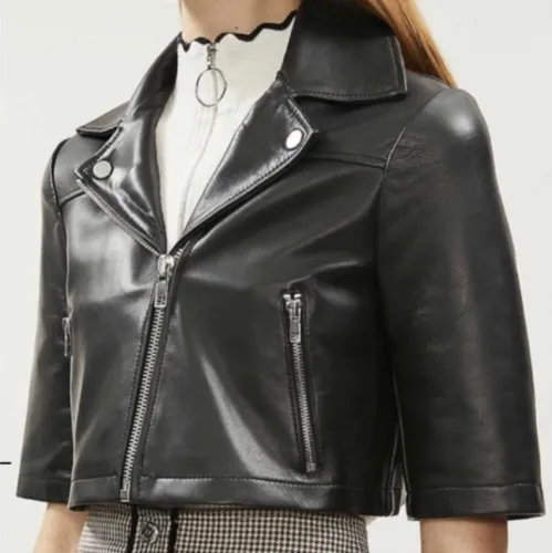 Leather Jacket - MAJE - $550