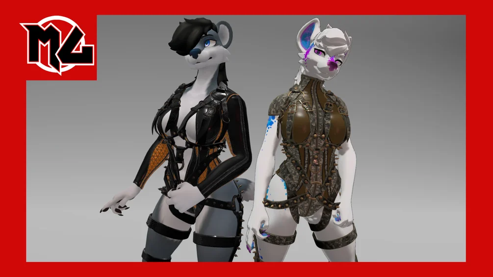 Zipper Suit For Hyenid (VRCHAT)