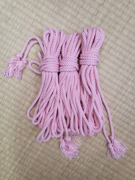 Super soft "balletgirl pink",  Bamboo bondage rope, MATURE LISTING, 8m. 1, 3 or 8 ropes