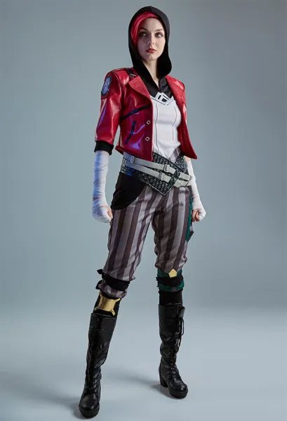 Arcane Vi Cosplay League of Legends LoL Jacke Hosen Gürtel Cosplay Kostüm