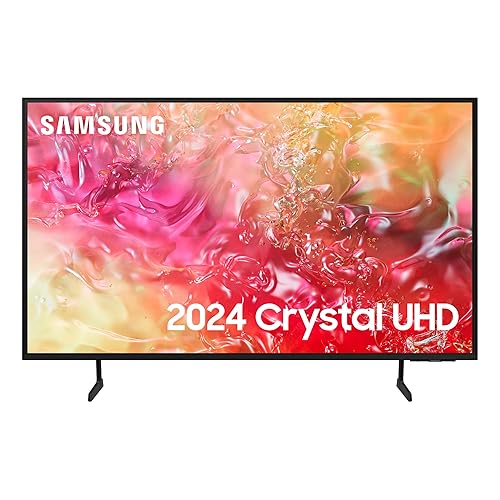 Samsung DU7110 65" Crystal UHD SmartTV, With Crystal Processor 4K, PurColour, Object Tracking Sound Lite, Gaming Hub, Smart TV powered by Tizen, UE65DU7110KXXU, English Model (2024) - 65" - 2024 DU7110