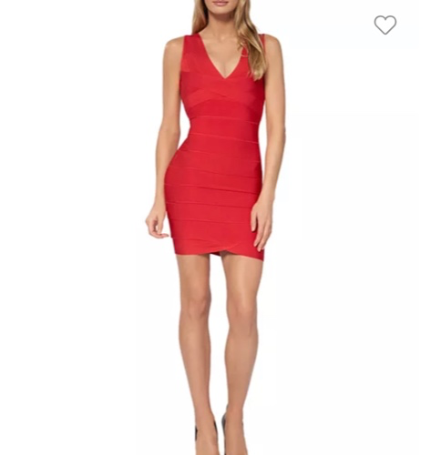 Herve Leger Bondage Bodycon Dress 