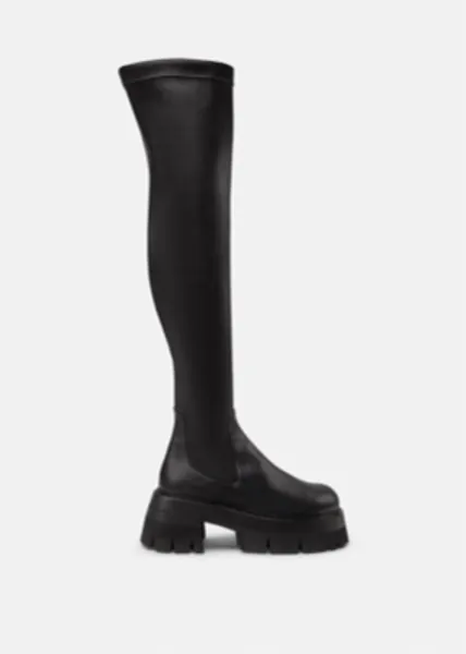 Versace Leonidas Thigh-High Boots for Women | US Online Store