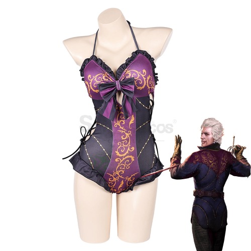 【In Stock】Game Baldur's Gate 3 Cosplay Astarion Ancunín Swimsuit Cosplay Costume - M