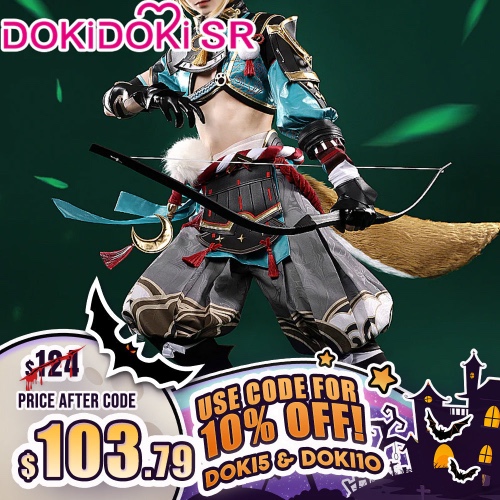 【Ready For Ship】DokiDoki-SR Game Genshin Impact Gorou Cosplay Costume/Shoes | L