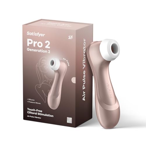 Satisfyer Pro 2 | Clitoral Stimulation | Air Pulse Vibrator | Pressure Wave Vibrator | Waterproof (IPX7) | Rechargeable Battery | Skin-Friendly Silicone - Rose Gold