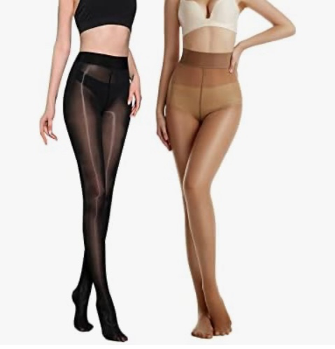 2 Pack Ultra Shiny Sheer Stockings