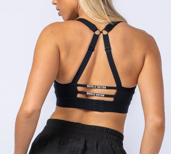 Elite Sports Bra in Black