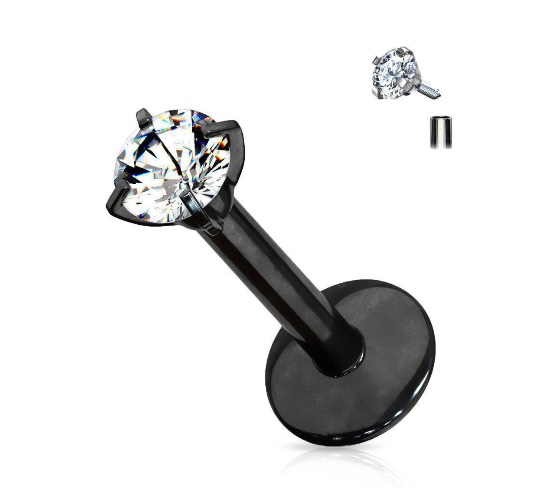 Titanium Stud in Black