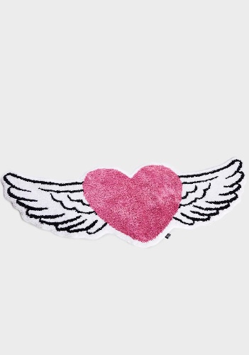 Let's Fly Away Heart Rug | ONE SIZE