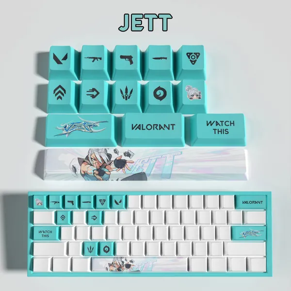 Valorant Jett Keycaps