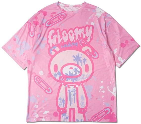 Camiseta Gloomy Bear rosa
