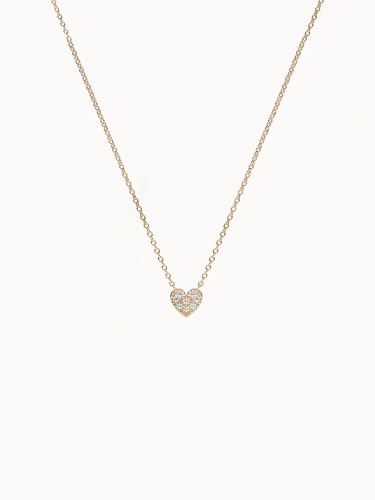 Pavé Heart Necklace