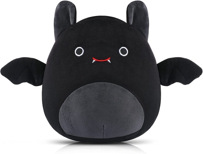 Dream N Jump Bat Plush Stuffed Animal Toys, Christmas Plushie Toys for Kids, HalloweenHugging Goth Plush Cute Pillows Decoration for Home Christmas, Cotton Bat Plushie for Boys Girls