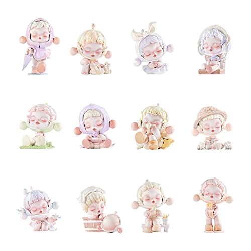 POP MART SKULLPANDA x The Addams Family Series 12 Piece Pop Figures Random Figures Action Figures Collectible Figures and Collectors Art Toy Toy Figures Gift - Warm - Whole Set