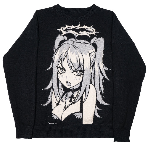 Ride Or Die Knitted Sweatshirt - xl