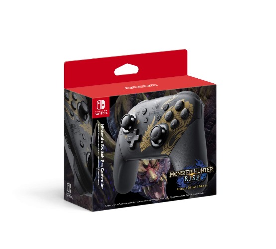 Nintendo Switch Pro Controller Monster Hunter Rise Edition - Switch - 