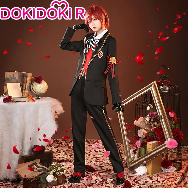 【In Stock】Dokidoki-R Game Twisted Wonderland Cosplay Costume Riddle Floyd Lilia Ace Cater Malleus Leona Jack Vil Ruggie Epel Rook Cosplay