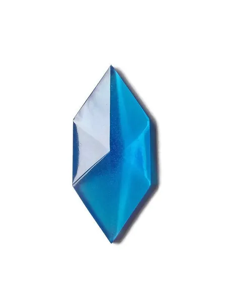 Hexagon Marquise Gem, Cosplay Jewel, Cabochon for Costume, Jewelry. 60x26mm