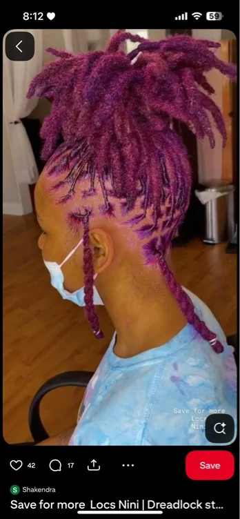 hair appointment 💜💆🏾‍♀️