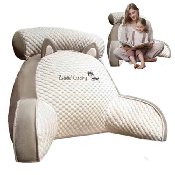 Generico Rinfrescante Letto, Cuscino da Lettura per Letto, Cuscino Posteriore | Cuscino per Sedia | Cuscino da Seduta | Sedia A Cuscino | Cuscino Schienale con Braccioli Supporto Schiena