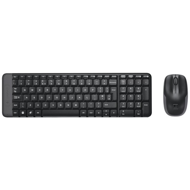 Buy Logitech MK220 Wireless Mouse and Keyboard | PC keyboards | Argos