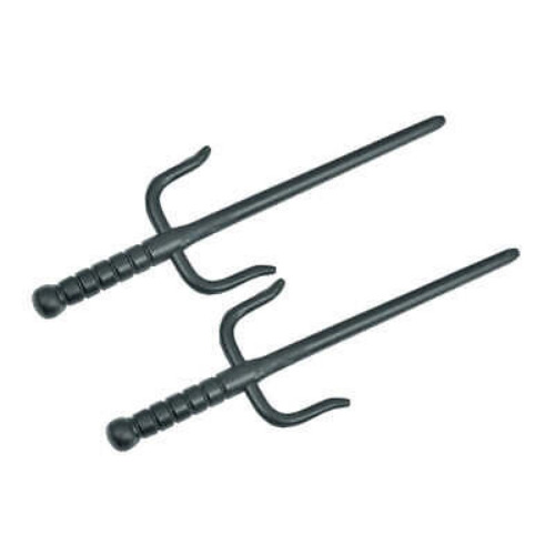 Hard Flexible Plastic Training Rubber Sai Black  | eBay