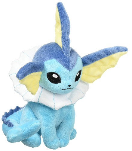 Sanei Pokemon All Star Collection PP110 Vaporeon 7" Stuffed Plush