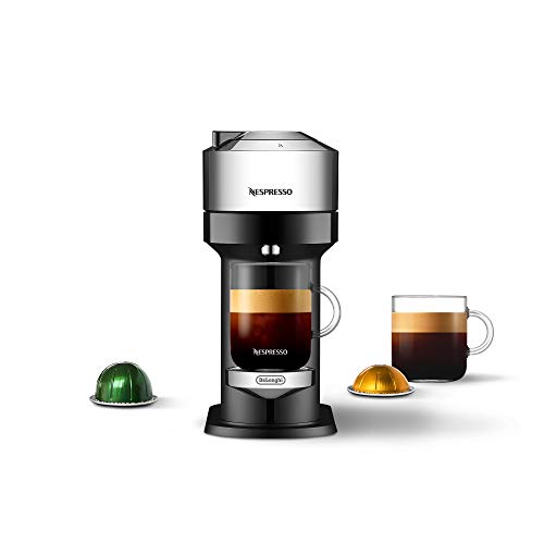 Nespresso Vertuo Next Deluxe Coffee and Espresso Maker By De'Longhi - Machine Only - Chrome