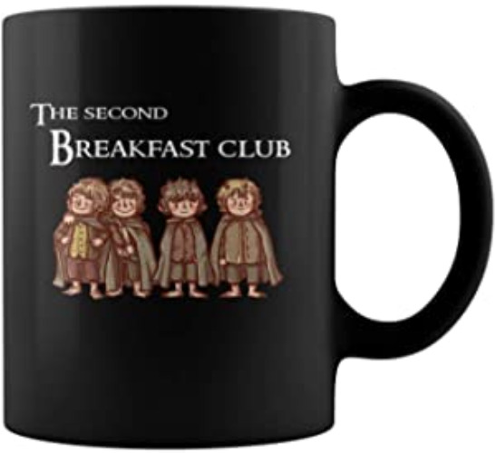 The Second Breakfast Club 11 oz Funny Coffe Gift Mug