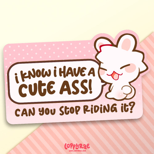 "Cute Ass" Bumper Sticker
