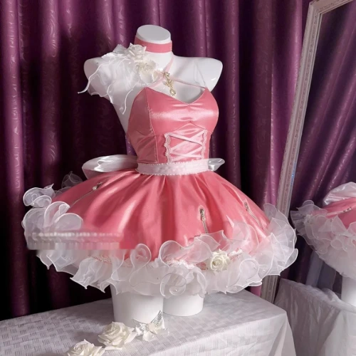 Game NIKKE The Goddess of Victory Dorothy NASTOLGIA Cosplay Costume Gacha Suit Lolita Princess Dress Black Pink Skirt Headdress 