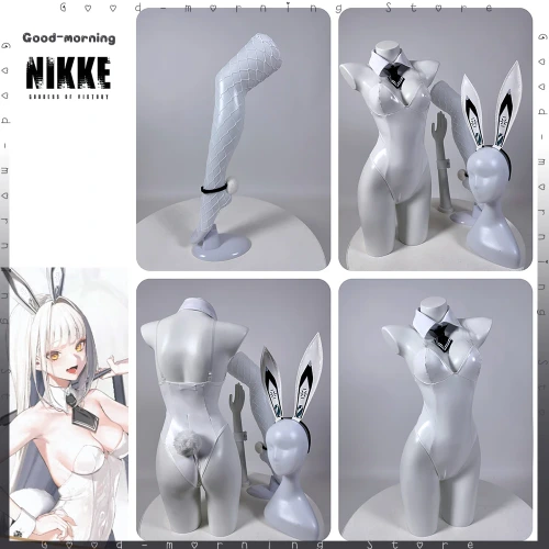 New Game NIKKE The Goddess of Victory Viper Pink Branl Sexy Jumpsuits Noyyal Ruffy Cosplay Party Leather Bodysuit  Bunny Uniform - AliExpress 200000532