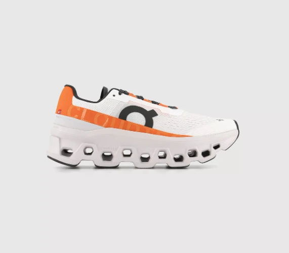 On Running Cloudmonster Trainers Undyed White F - Women's Trainers