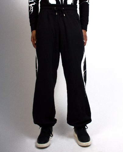 SUPERSIZE JOGGER CYBERLUX | BLACK/WHITE / L