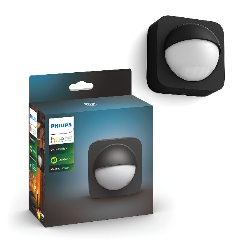 Philips Hue Bewegingssensor Outdoor - IP54 - Activeer Je Hue Lampen Bij Beweging - met Ingebouwde Lichtsensor - Overal Eenvoudig te Bevestigen - Verbind met Hue Bridge - Outdoor € 47,00